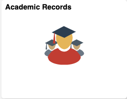 screenshot of Academic Records tile